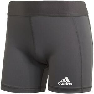 Adidas Women's SMALL 4" Techfit Volleyball Shorts, Dark Gray